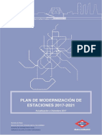 Plan de Modernización de Estaciones Metro de Madrid