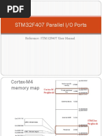 STM32F407 Parallel I_O Ports. Reference_ STM32F407 User Manual