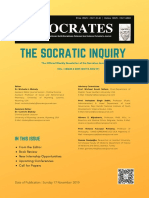The Socratic Inquiry Newsletter Vol 1 Issue 3 (2019)
