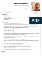 Browned Butter Salted Caramel Sauce - The Chunky Chef PDF