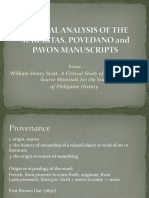 The Maragtas Povedano and Pavon Manuscripts Presentation 170517053457
