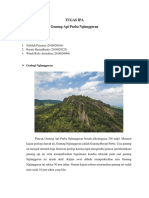 Geologi, Geomorfologi, Dan Ekonomi Masyarakat Nglanggeran (Gunung Api Purba) Wonosari