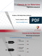 CIENCIA DE LOS MATERIALES