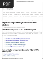 1st Year English Questions & Answers PDF | PDF | Plough