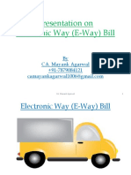 E-Way Bill Presentation by CA Mayank Agarwal