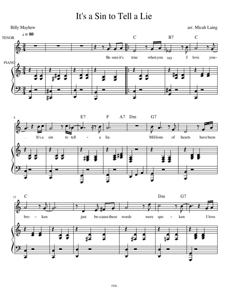 Its a sin to tell a lie mscz pdf