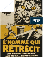 Affiche L'homme Qui Rétrécit