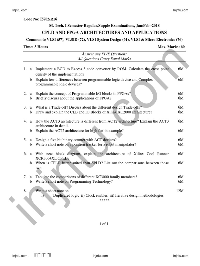 4507 CPLD and FPGA Architectures | PDF | Field Programmable Gate Array ...