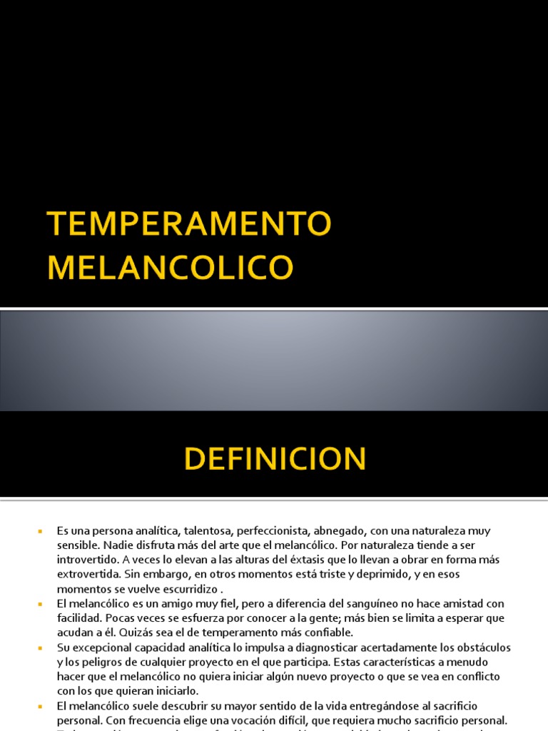Temperamento Melancolico | PDF | Poesía, image size:768x1024