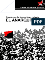 El Anarquismo Cuadernos de Formacic3b3n y Debate - Frente Estudiantil y Social PDF