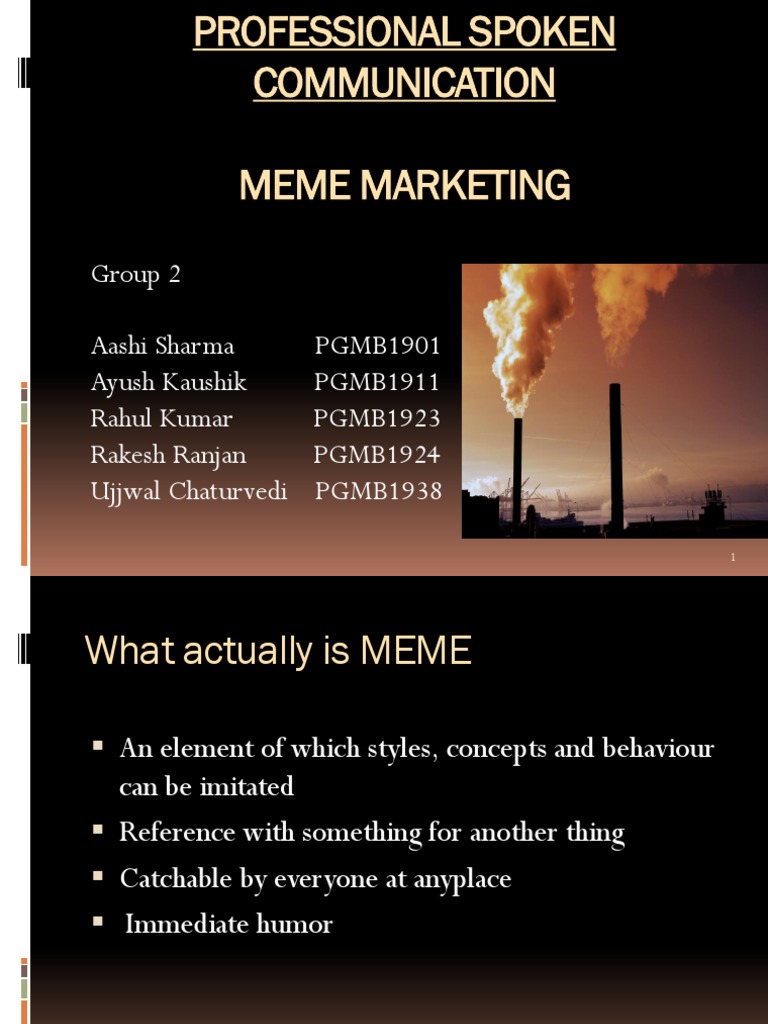 Meme Marketing Insights and Trends | PDF