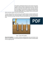 Construction Methods for Pile Foundations