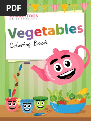 Download Vegetables Coloring Book Vegetables European Cuisine