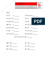 Ficha Adição e Subt. Diogo