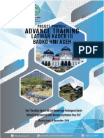 Project Proposal Advance Training Badko Hmi Aceh 2019