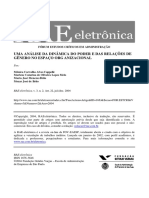 CAPPELLE, M. C. A. Et Al. Uma Análise Da Dinâmica Do Poder e Das Relações de Gênero No Espaço Organizacional PDF