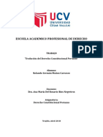 Evolución Derecho Constitucional Peruano 1823