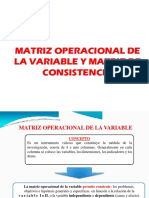 Resumen de Matriz de Consistencia y Operacionalización Variables