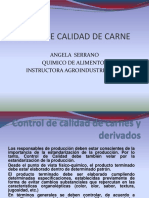 Control de Calidad Carnes y Derivados