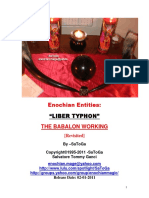 Liber Typhon Babalon Working Enochian by SaToGa 1 PDF