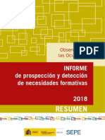 Informe Resumen Necesidades Formativas