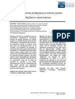 Perspectivas de Big Data en Las Ciencias Sociales