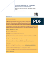 Valoracion de Los Nervios Perifericos de La Extremidad Inferior Mediante Ecografía de Alta Resolucion