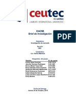 Brief de Investigación de Mercados