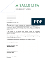 OJT Endorsement Letter Form 2012