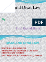 Qisas and Diyat Law DR Shahid Hanif Slides
