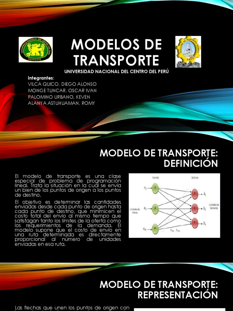 Modelos de Transporte y Métodos de Optimización | PDF | Enseñanza de ...