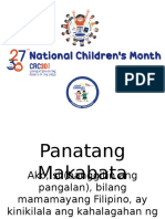 Panatang Makabata