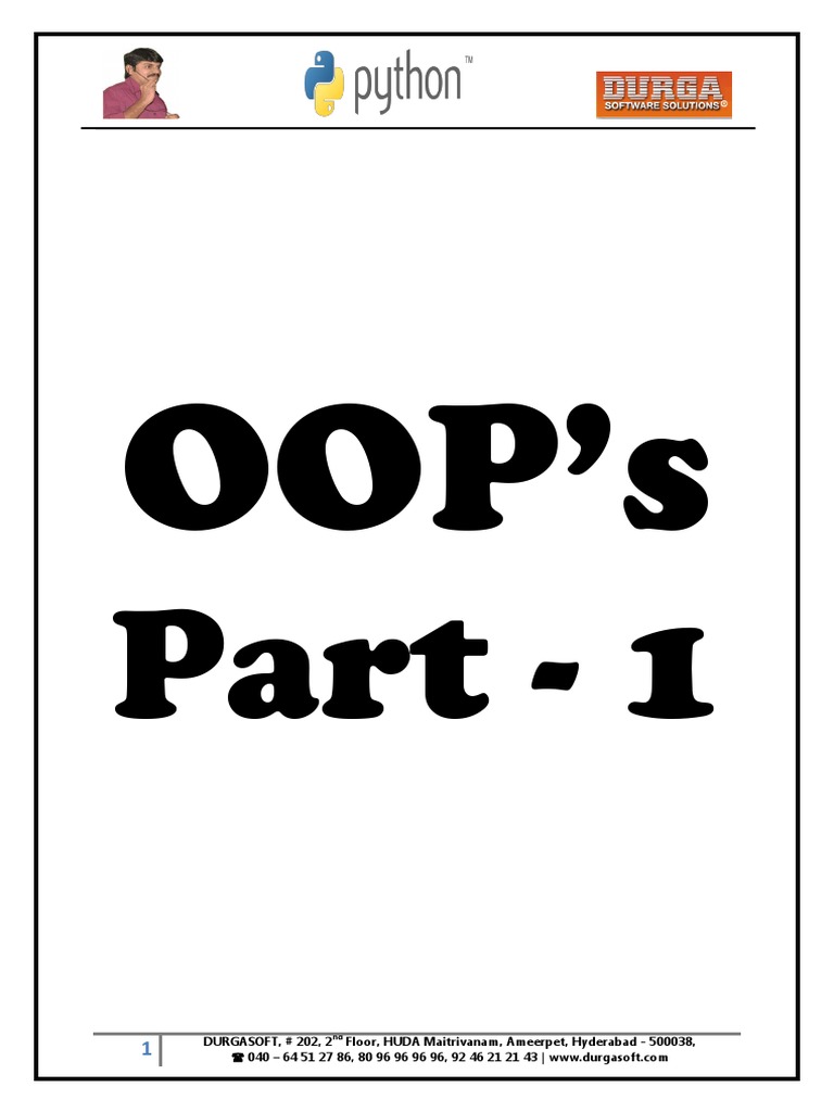 Advanced Python Material PDF | PDF | Inheritance (Object Oriented ...