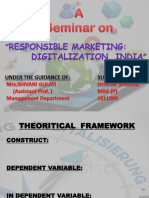 Theoretical Framework on Responsible Marketing