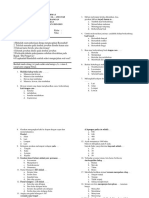 Soal Ulangan Tema 1 Kls 3