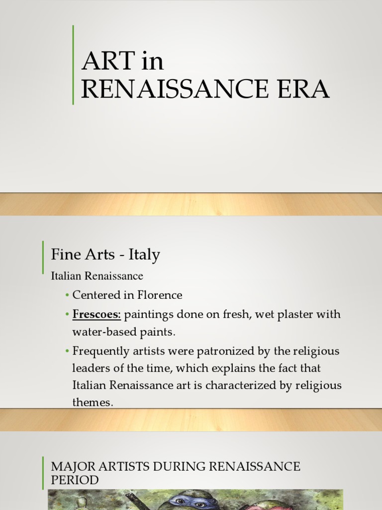 Art in Renaissance Era | PDF | Michelangelo | Raphael