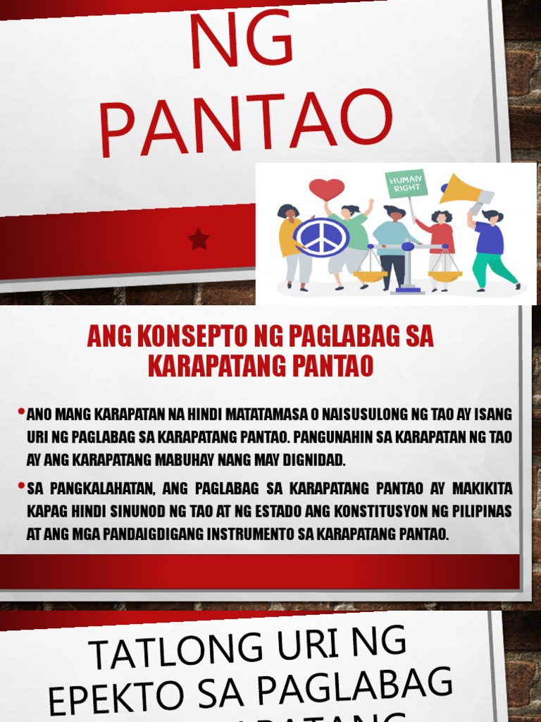 Epekto Ng Paglabag Sa Karapatang Pantao Pdf