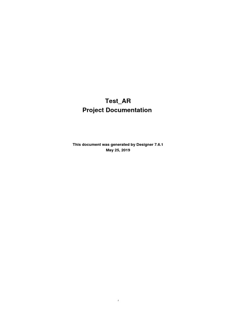 Project Documentation for Developers | PDF | Data Type | Parameter ...
