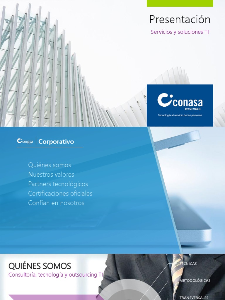 Presentacion Corporativa Conasa PDF | PDF | Tecnología de información y ...