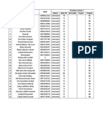 Nilai IPA 8 NONJURUSAN D