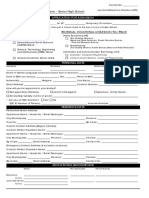 Student Admission Form - SAEF-SHS PDF