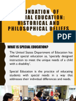 Foundation of Special Education 1