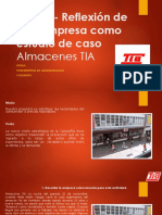 PASO 4 - ALMACENES TIA - Fundamentos de Admon