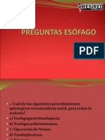 Preguntas ESÓFAGO