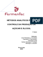 Métodos analíticos para controle da produção de açúcar e álcool