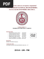 Informe 2 - Teorema de Thevin y Norton 2019-2 Rev C