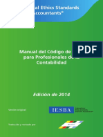 Manual Del Codigo de Etica Para Profesionales de La Contabilidad Edicion de 2014 Unprotected