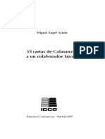 15 Cartas de Calasanz A Un Colaborador Laico Interior PDF