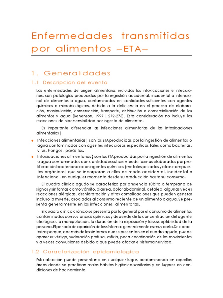 Enfermedades Alimentarias: Riesgos y Prevención | PDF | Enfermedades ...