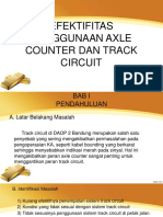 Efektifitas Penggunaan Axle Counter Dan Track Circuit